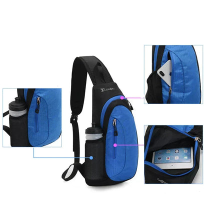 CrossCarry Waterproof Sling Bag for Travel Hiking and Everyday Use