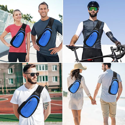 CrossCarry Waterproof Sling Bag for Travel Hiking and Everyday Use