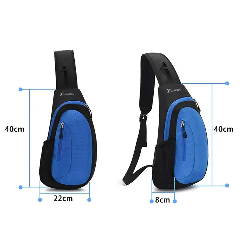 CrossCarry Waterproof Sling Bag for Travel Hiking and Everyday Use