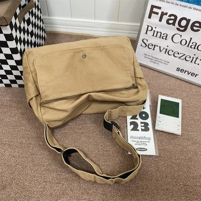 CrossStream Canvas Messenger Sling Bag Stylish Shoulder Bag for Everyday Use