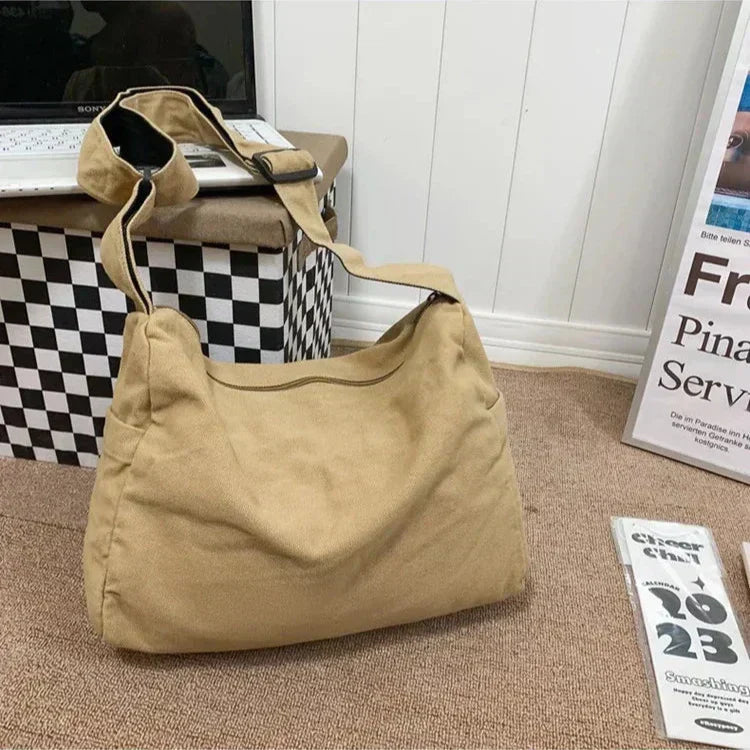 CrossStream Canvas Messenger Sling Bag Stylish Shoulder Bag for Everyday Use