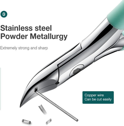 Curved Toenail Clippers for Thick and Ingrown Nails