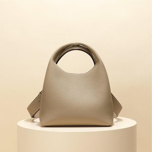 Davina Genuine Leather Shoulder Bag Vintage Style Everyday Handbag