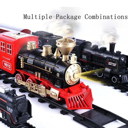 Deluxe 39 Piece HO Scale Model Train Set with Smoke Lights and Oval Track
