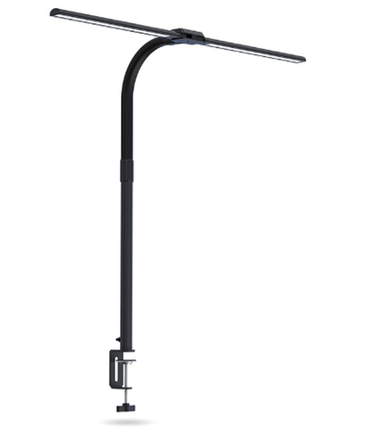 DeskLight Dual Head LED Desk Lamp with Adjustable Brightness
