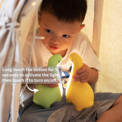 DinoSnug Soft Glow Dinosaur Night Light for Kids