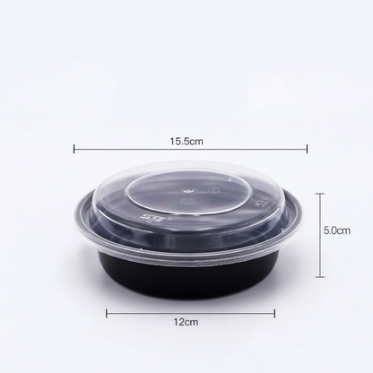 Disposable Plastic Meal Prep Food Storage Containers with Lids