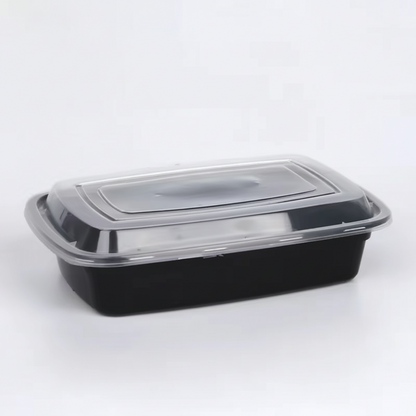 Disposable Plastic Meal Prep Food Storage Containers with Lids