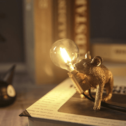 Doctor Mousey Designer Mouse Lamp Unique LED Table & Shelf Light