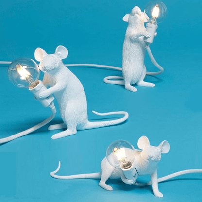 Doctor Mousey Designer Mouse Lamp Unique LED Table & Shelf Light