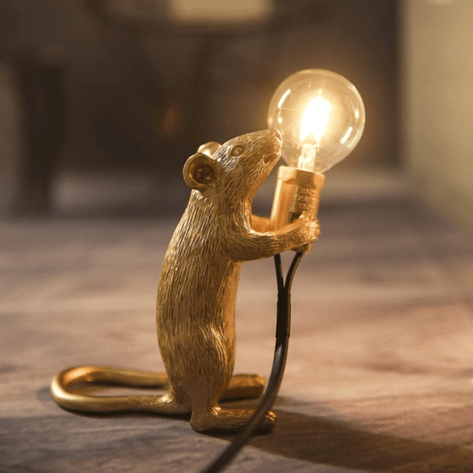 Doctor Mousey Designer Mouse Lamp Unique LED Table & Shelf Light