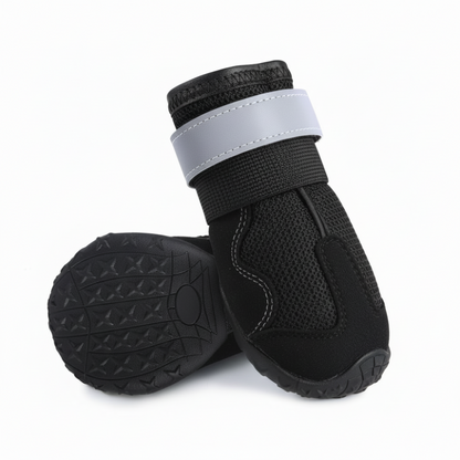 Dog Shoes Outdoor Paw Protection Anti Slip Rubber Sole Adjustable Boots