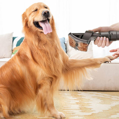 DogCatFri VacuumBrush Pet Grooming Vacuum Attachment