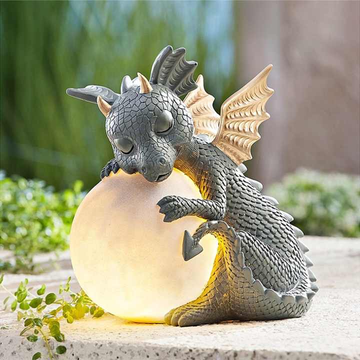 DrakoFang Dragon Inspired Table Lamp with Warm Ambient Glow