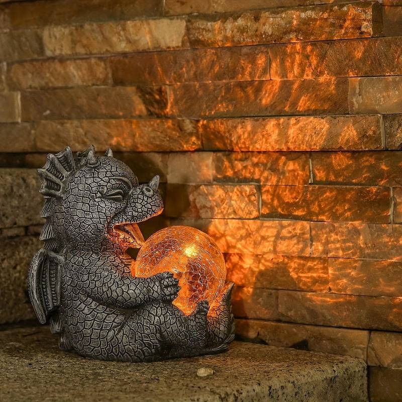 DrakoFang Dragon Inspired Table Lamp with Warm Ambient Glow