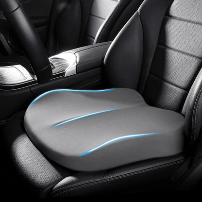 DriveUp Memory Foam Car Booster Cushion for Comfort and Height