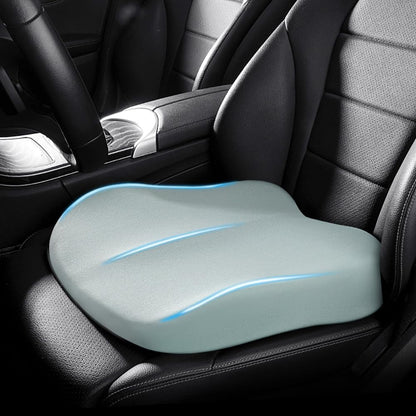 DriveUp Memory Foam Car Booster Cushion for Comfort and Height