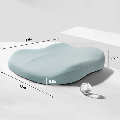 DriveUp Memory Foam Car Booster Cushion for Comfort and Height