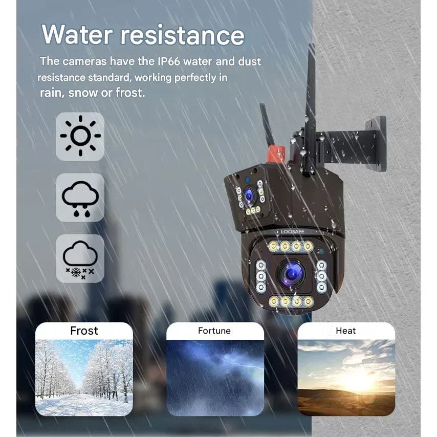 DualGuard Solar 4K Wireless Security Camera with 360 Control
