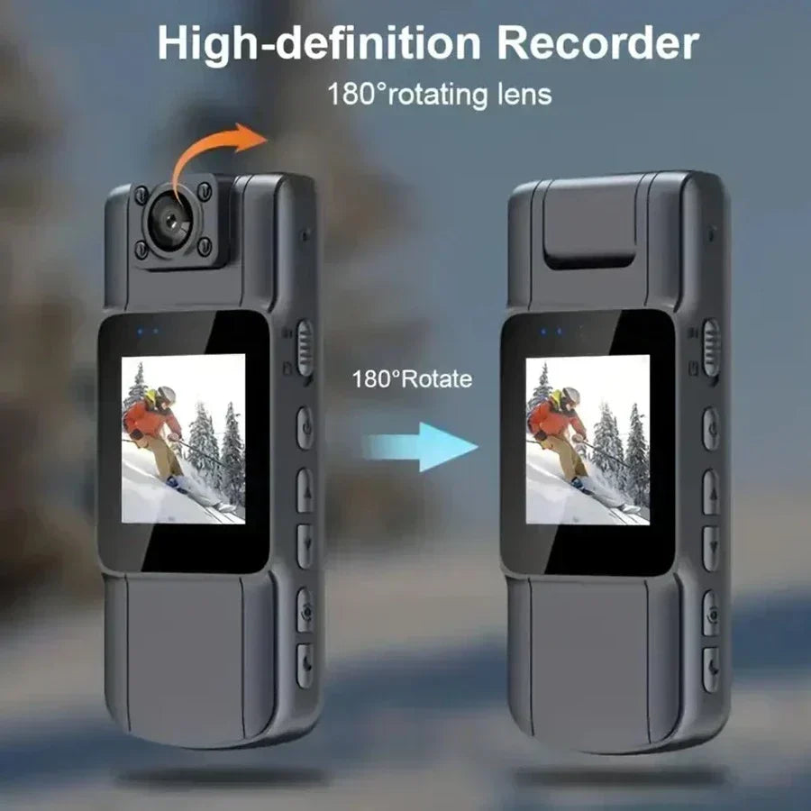 EchoCam 4K Dash Cam with Night Vision and Rotating Lens