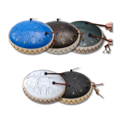 EchoDrum Steel Tongue Drum with Soothing Tones for Meditation Yoga and Relaxation