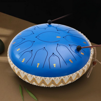 EchoDrum Steel Tongue Drum with Soothing Tones for Meditation Yoga and Relaxation