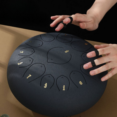 EchoDrum Steel Tongue Drum with Soothing Tones for Meditation Yoga and Relaxation