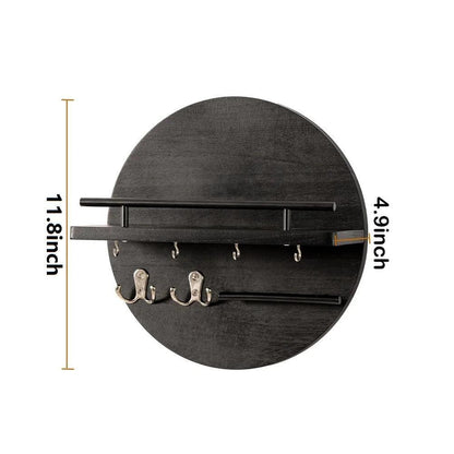 EcoKey Wooden Wall Key Holder Minimalist Sustainable Key Storage Rack