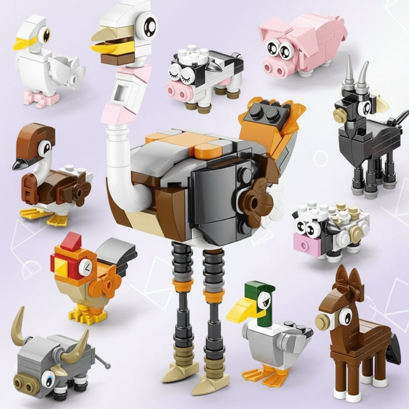 Educational Building Blocks Construction Set for Creative Play