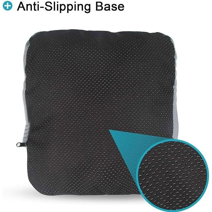 Electric Foot Massager Heated Vibration Plush Fleece Warmer Pouch USB Portable Home