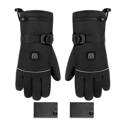 Electric Heated Gloves Waterproof Thermal Outdoor Wear with Touchscreen Fingertips