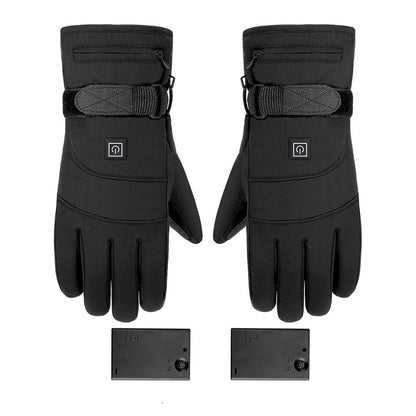 Electric Heated Gloves Waterproof Thermal Outdoor Wear with Touchscreen Fingertips