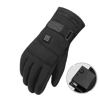 Electric Heated Gloves Waterproof Thermal Outdoor Wear with Touchscreen Fingertips