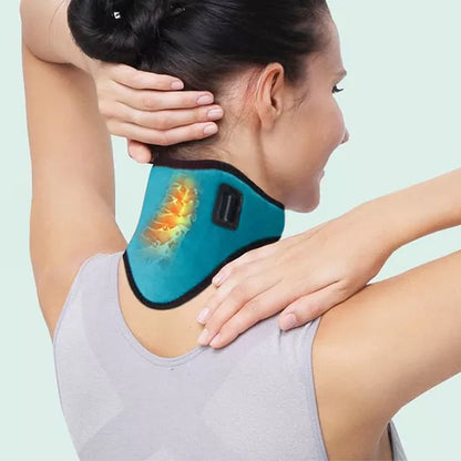 Electric Heated Neck Wrap with Adjustable Temperature and Timer