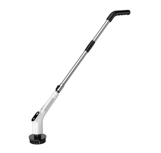 Electric Spin Scrubber with 8 Brush Heads Adjustable Speeds Cordless Cleaning Brush