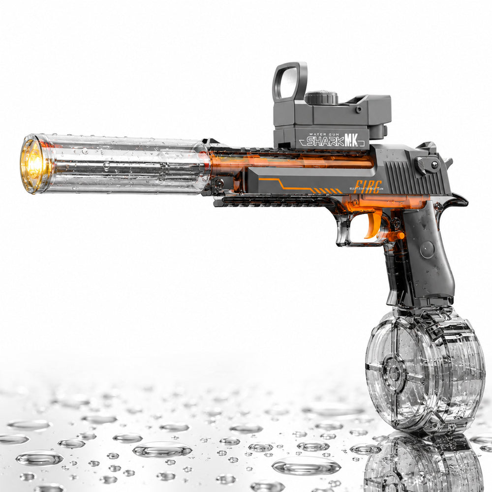 Electric Water Gun with LED Light – Automatic Rechargeable Water Blaster