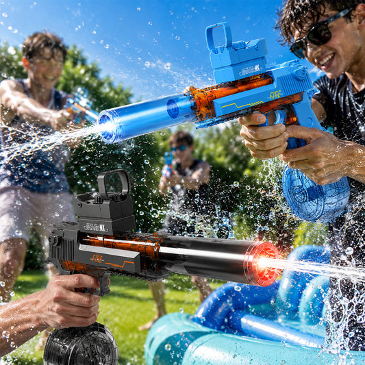 Electric Water Gun with LED Light – Automatic Rechargeable Water Blaster