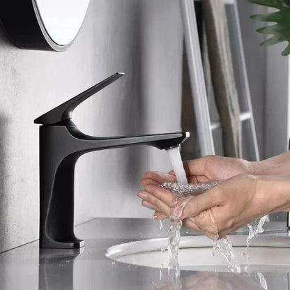 Elegant Chrome Bathroom Tap with Single Lever Control