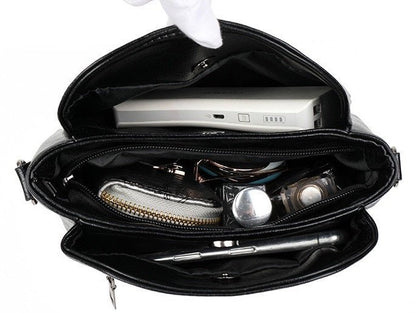 Elegant Leather Crossbody Bag Practical Shoulder Bag for Women