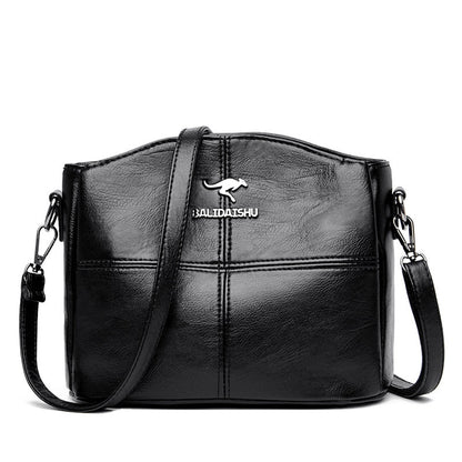 Elegant Leather Crossbody Bag Practical Shoulder Bag for Women