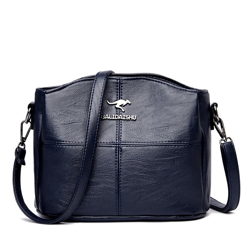 Elegant Leather Crossbody Bag Practical Shoulder Bag for Women