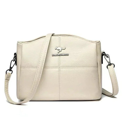 Elegant Leather Crossbody Bag Practical Shoulder Bag for Women