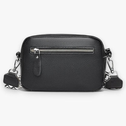 Elegant Leather Crossbody Bag for Women with Compact Design