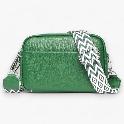 Elegant Leather Crossbody Bag for Women with Compact Design