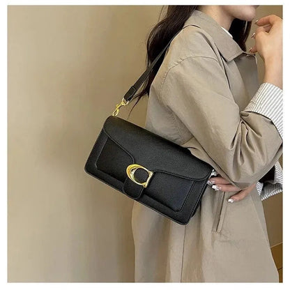 Elite C Bag Vegan Leather Handbag with Detachable Strap