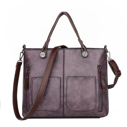 Elly Vintage Leather Shoulder Bag for Women with Elegant Handmade Design