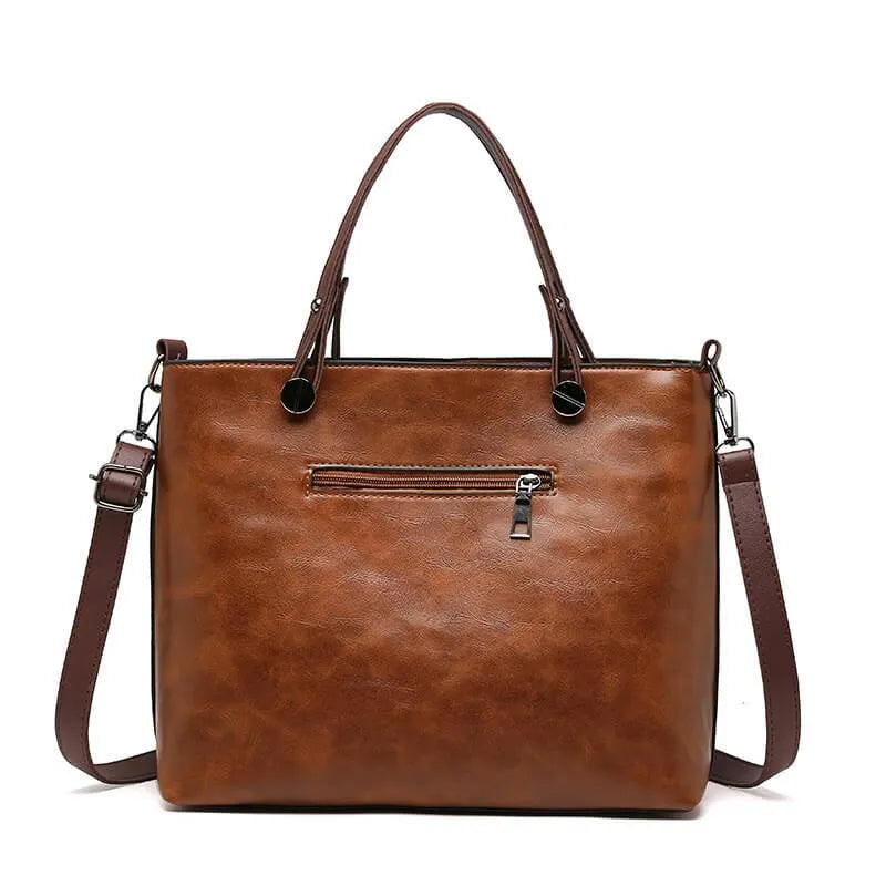 Elly Vintage Leather Shoulder Bag for Women with Elegant Handmade Design