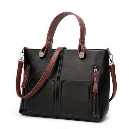 Elly Vintage Leather Shoulder Bag for Women with Elegant Handmade Design