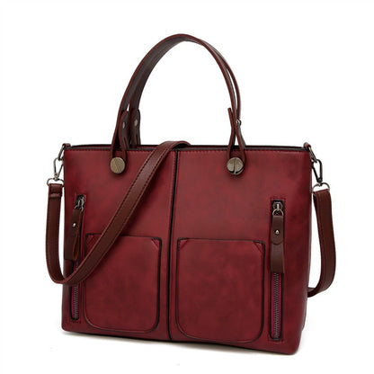 Elly Vintage Leather Shoulder Bag for Women with Elegant Handmade Design