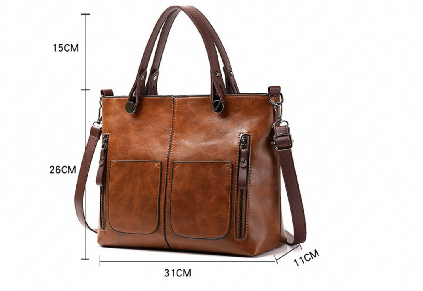 Elly Vintage Leather Shoulder Bag for Women with Elegant Handmade Design